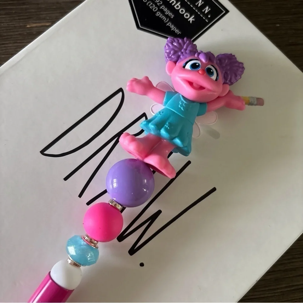 Sesame Street: Abby Cadabby handmade beaded pen